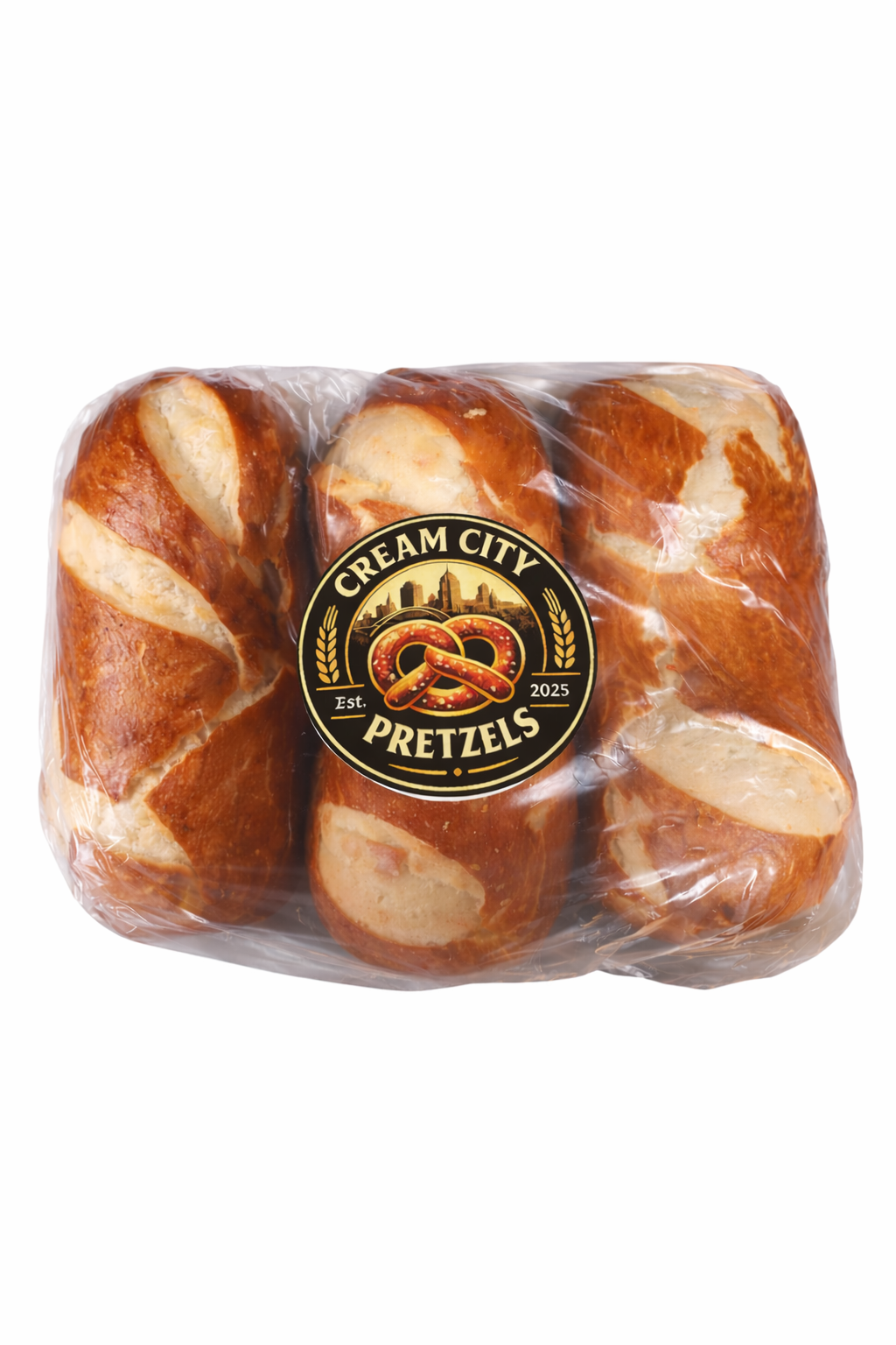 Pretzel Sausage bun  6 CT