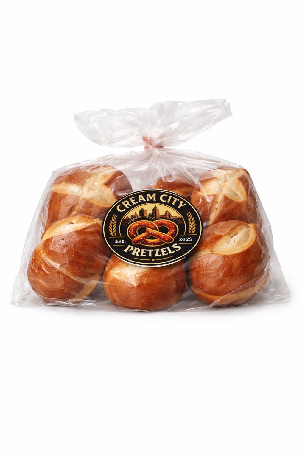 Pretzel Slider Roll  Unsliced 6 CT