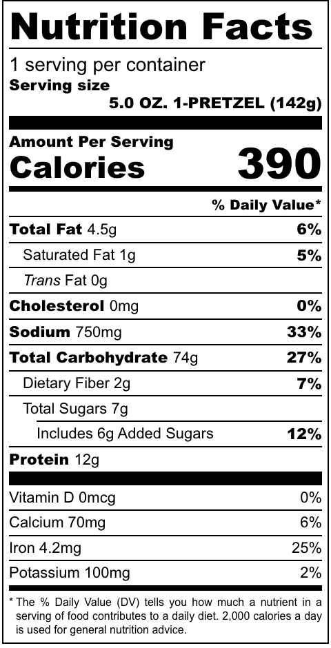 Cream City Classic Pretzel  (5 oz)