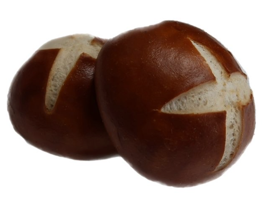 Pretzel Slider Roll  Unsliced 6 CT